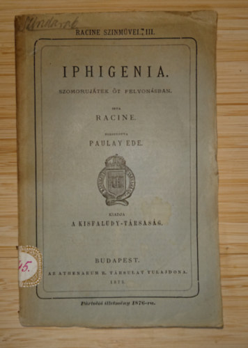 Racine - Iphigenia