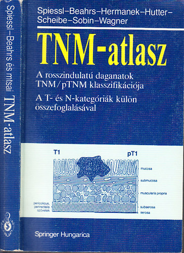 Spiessl-Beahrs-Hermanek-Hutter-Scheibe-Sobin-Wagner - TNM-atlasz (A rosszindulat� TNM/pTNM klasszifik�ci�ja, a T- �s N-kateg�ri�k k�l�n �sszefoglal�s�val)