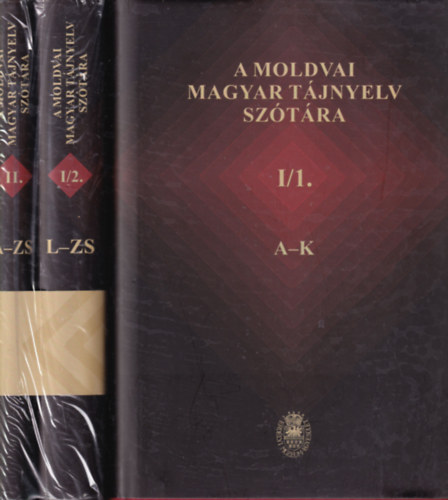 3 db. A moldvai magyar t�jnyelv sz�t�ra I-II. (I/1-2. + II.)