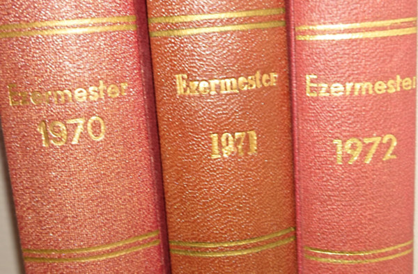 Az Ezermester magazin 3 vfolyama venknt egybektve: 1970, 1971, 1972