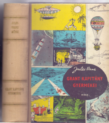 Jules Verne - Grant kapitny gyermekei (Negyedik kiads - Tedesco Anna rajzaival)
