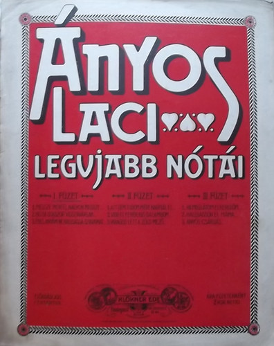 �nyos L�szl� - �nyos Laci legujabb n�t�i - I. f�zet