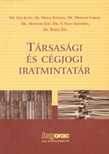 Dr. KOm�romi G�bor �s Dr. S�rk�zy Tam�s - T�rsas�gi �s c�gjogi iratmintat�r
