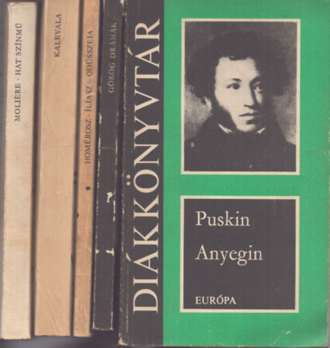 Friedrich Schiller, Balzac, Anton Csehov, Cervantes Henrik Ibsen - 5 db a Dikknyvtr sorozatbl: Nra - Tell Vilmos - Eugnie Grandet - Anna a frje nyakn - Don Quijote