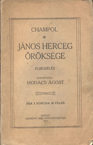 Champol - Jnos herceg rksge