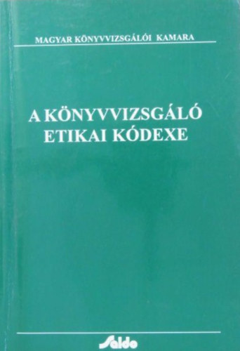 A k�nyvvizsg�l� etikai k�dexe