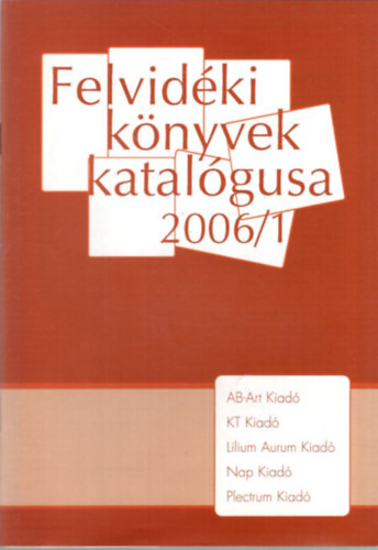 Felvidki knyvek katalgusa 2006/1