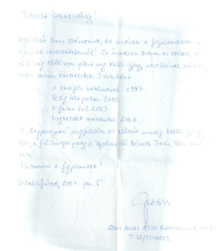 A falon t�l (dedik�lt lev�l!)