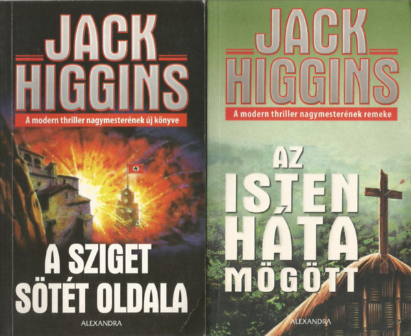 Jack Higgins - 2 db knyv, A sziget stt oldala, Isten hta mgtt