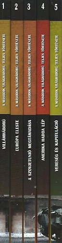 A második világháború teljes története 1-5. (5 kötet)