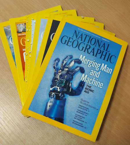 National Geographic - National Geographic 2010. janur, februr, mrcius, november, december (5 db. szrvnyszm)