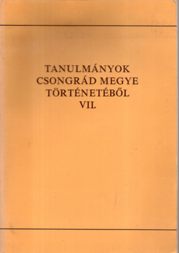 Bodnr Bla dr. - Hdmezvsrhelynek s krnyknyek fldrajzi nevei (Tanulmnyok Csongrd megye trtnetbl VII.)