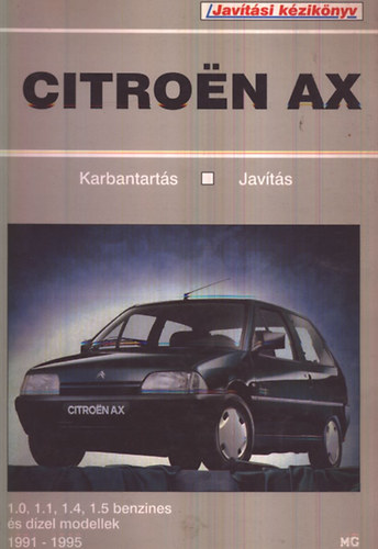 Jav�t�si k�zik�nyv: Citroen Ax 1991-1995