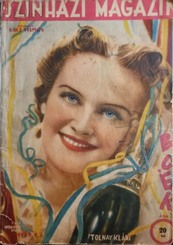 Sz�nh�zi Magazin 1939. 1. sz�m