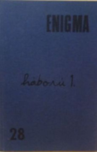 Enigma - VII. vfolyam, 2001, 28. szm