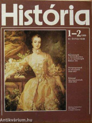 História XI. évf. 1-2. (1989/1-2)