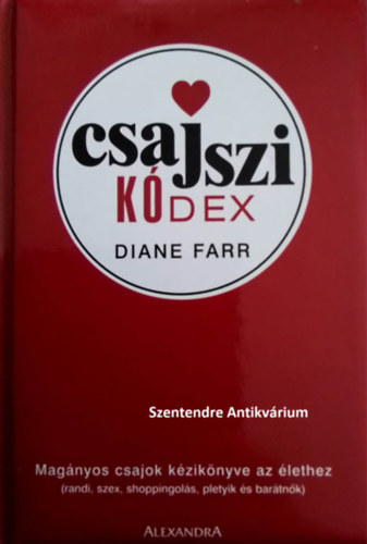 Walter Béla, Elekes Szentágotai Blanka Diane Farr (ford.) - Csajszi kódex - A SZÓLÓ CSAJOK TITKOS NYELVE (A RANDIZÁSRÓL, A SZEXRŐL, A VÁSÁRLÁSRÓL ÉS A BARÁTNŐK KÖZÖTTI BECSÜLETRŐL) - saját képpel! szent. antikv.