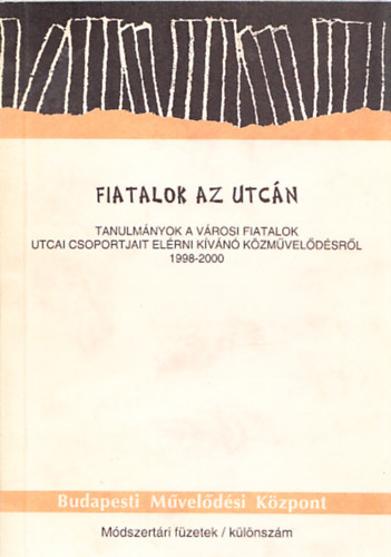 Fiatalok az utcn  - Tanulmnyok a vrosi fiatalok utcai csoportjait elrni kvn kzmveldsrl 1998-2000