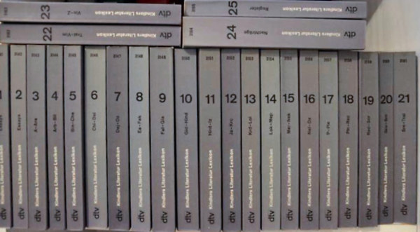 Kindlers Literatur Lexikon im dtv in 25 Bnden (1-25)