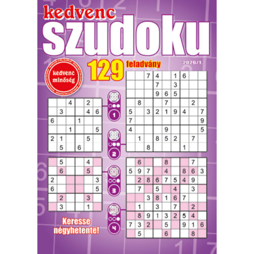 Kedvenc Szudoku 2026/1