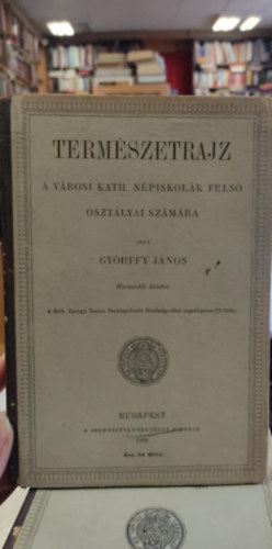 Termszetrajz a vrosi katholikus npiskolk fels osztlyai szmra