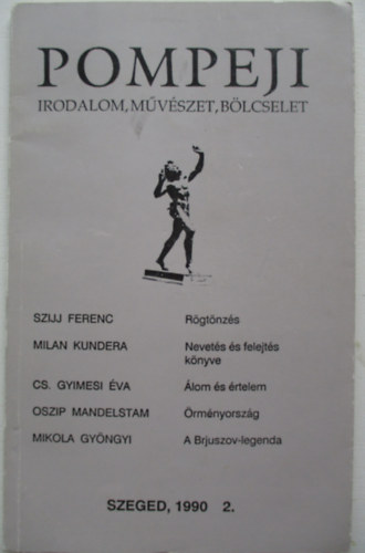 Pompeji (irodalom, mvszet, blcselet) 1990/2.