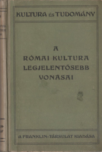 Gerb Jzsef - A rmai kultura legjelentsebb vonsai