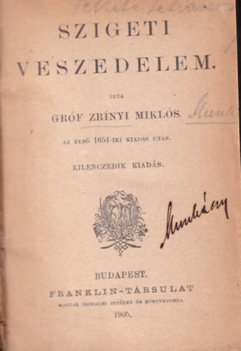 gr�f Zr�nyi Mikl�s - Szigeti veszedelem + Az �posz legszebb r�szei + Zr�nyi Mikl�s gr�f