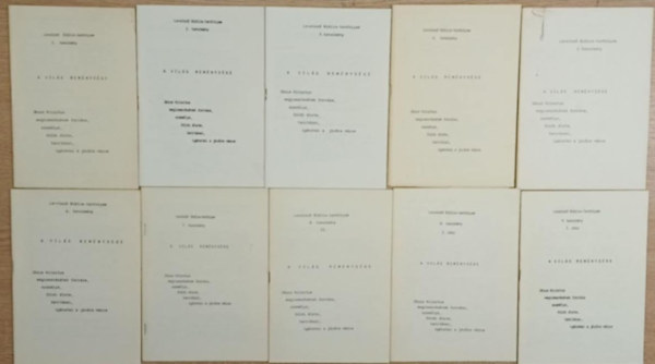 Levelez� Biblia-tanfolyam 1-14 (20 k�tetben)