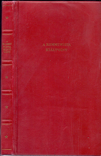 Marx-Engels - A kommunista ki�ltv�ny (sz�mozott)