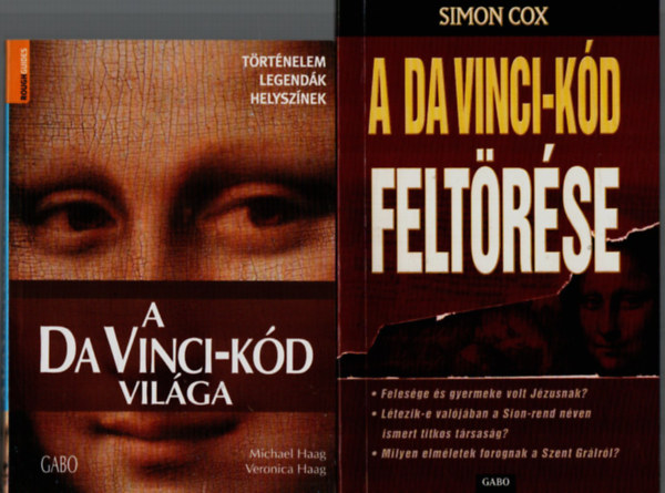 Michael Haag Simon Cox - 2 db Mveldstrtnet egytt: A Da Vinci-kd feltrse, A Da Vinci-kd vilga.