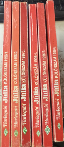 Tbb szerz - 6 db Jlia klnszm 1996. vfolyam 1-6 ktet (teljes)