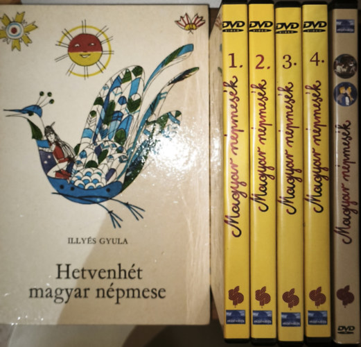 Illys Gyula - 5db Magyar npmesk DVD + ajndk knyv - Illys Gyula-Hetvenht magyar npmese