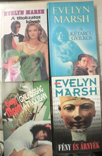 Evelyn Marsh - 4 db Evelyn Marsh: Gyilkosság a tivoliban +A titokzatos kövek +A kétarcú gyilkos +Fény és árnyék