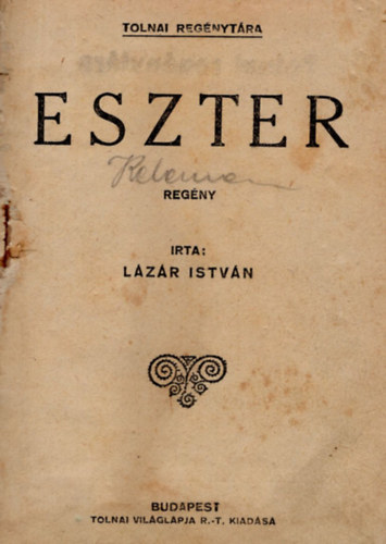 Lzr Istvn - Eszter