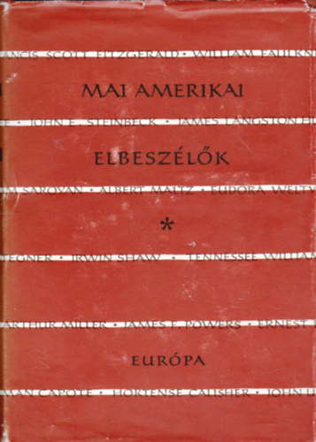 Eurpa Knyvkiad - Mai amerikai elbeszlk