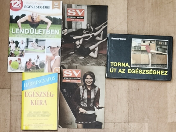 Kathryn Marsden, Demeter Rózsa - 3db egészséges életmóddal, sportolással kapcsolatos mű + 2db ajándék füzet - Lendületben-Fájdalom nélkül, örömmel mozogni, Torna, út az egészséghez, Harmincnapos egészségkúra + Sportolj velünk március, május