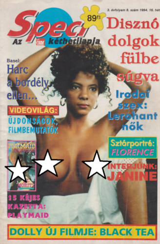 Speci - 3. �vfolyam 8. sz�m, 1994