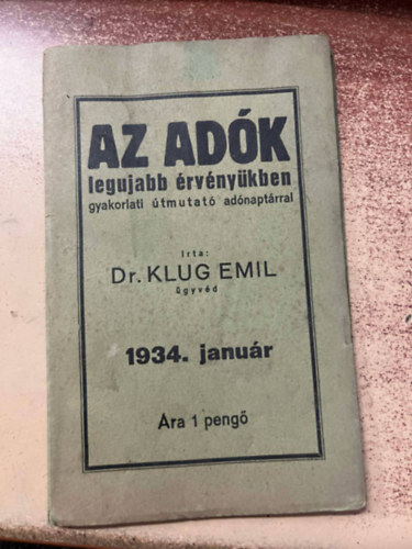 Dr. Klug Emil - Az adk legjabb rvnykben