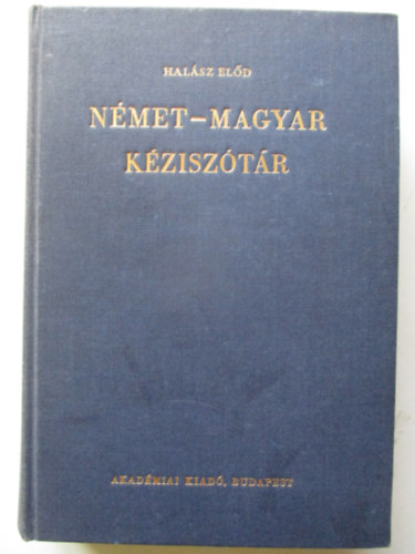 Hal�sz El�d - N�met-magyar k�zisz�t�r