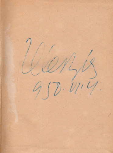 Illés Béla - A vígszinházi csata - dedikált -