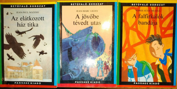 Jean-Marc Ligny, Marie-Aude Murail Jean-Paul Noziére - A falfirkálók bandája (5) + A jövőbe tévedt utas (4) + Az elátkozott ház titka (2) (3 kötet)