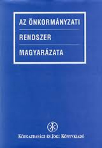 Az nkormnyzati rendszer magyarzata