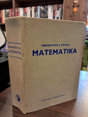 Obdovics Jzsef Gyula - Matematika