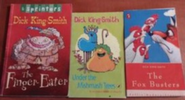 Dick King-Smith - 3db Dick King-Smith könyv,angol:The Finger-Eater,The Fox Busters, Under the Mishmash Trees
