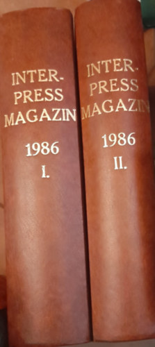 Több szerző - Interpress Magazin 1986. teljes évfolyam két kötetbe kötve