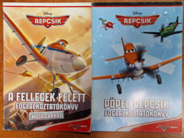 Walt Disney - 2db Disney Repcsik - A fellegek felett+ Pöpec repcsik- Foglalkoztatókönyv matricákkal