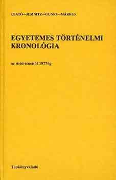 Csat-Jemnitz-Gunst-Mrkus - Egyetemes trtnelmi kronolgia (az strtnettl 1977-ig)