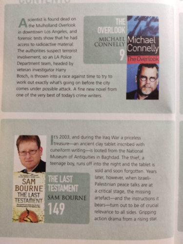 Sam Bourne, Nick Ward, Sin�ad O'Brien, Linwood Barclay Michael Connelly - Reader's Digest Select Edition: The Overlook - The Last Testament - Left for Dead - No Time for Goodbye