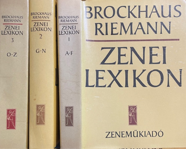 Brockhaus Riemann - Zenei lexikon I-III.